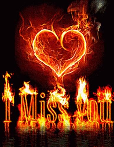 I Miss You Heart GIF - I Miss You Heart Fire GIFs