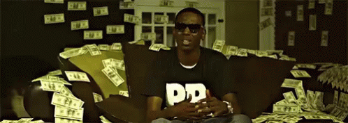 Young Dolph GIF - Money Dollar Bills GIFs