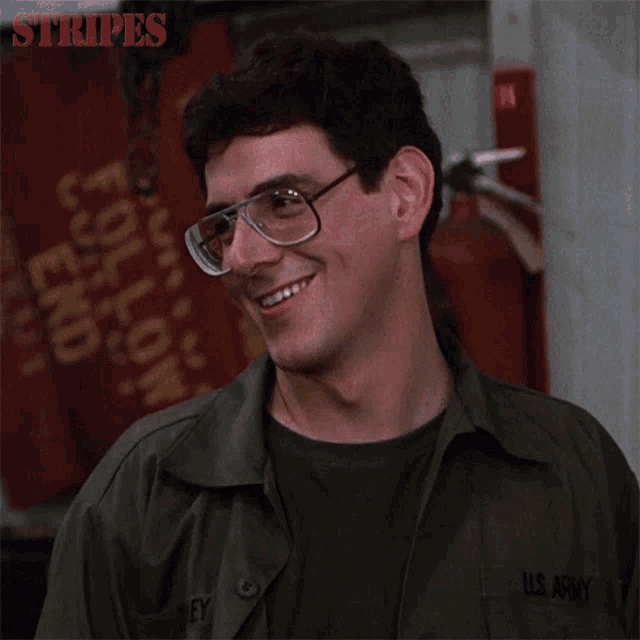 Smiling Russell Ziskey GIF - Smiling Russell Ziskey Stripes GIFs