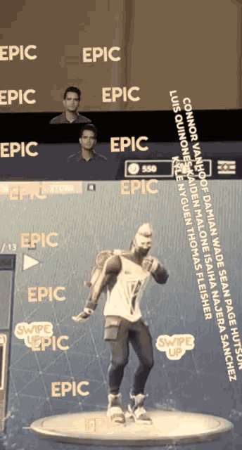 a screenshot of a video game called epic