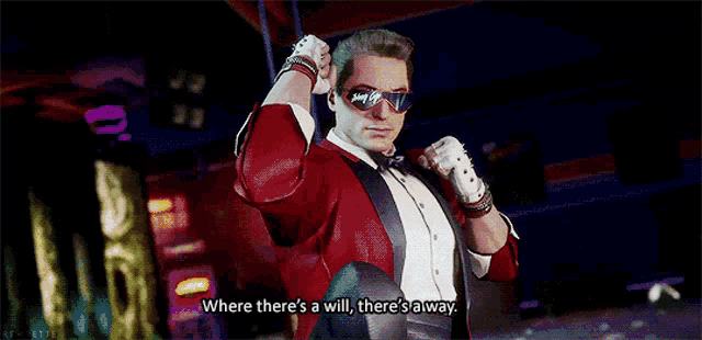 Mortal Kombat Johnny Cage GIF - Mortal Kombat Johnny Cage Where Theres A Will GIFs