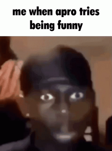 Apro Funny Not Funny Bro GIF - Apro Funny Not Funny Bro Apro Is Funny GIFs