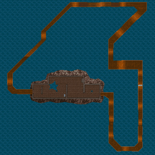 a computer generated image of a maze with the number 4 visible