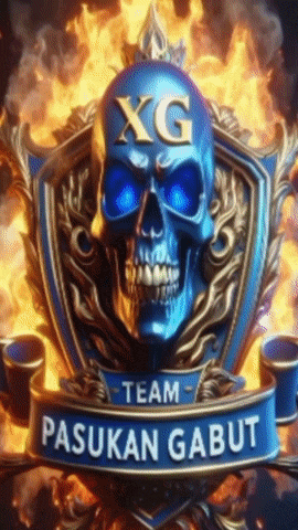 a picture of a skull with the word xg on it