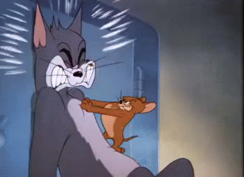 جيري يضرب توم كارتون GIF - Tom And Jerry Tom Jerry GIFs