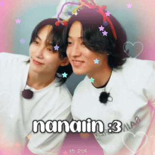 two young men are posing for a picture and the caption says nanain 3 miaa