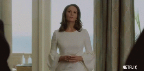 Resting Bitch Face White Dress GIF - Resting Bitch Face White Dress The Boss GIFs