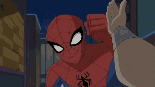 a cartoon character with a beard is standing in front of a building with the letter c on his face