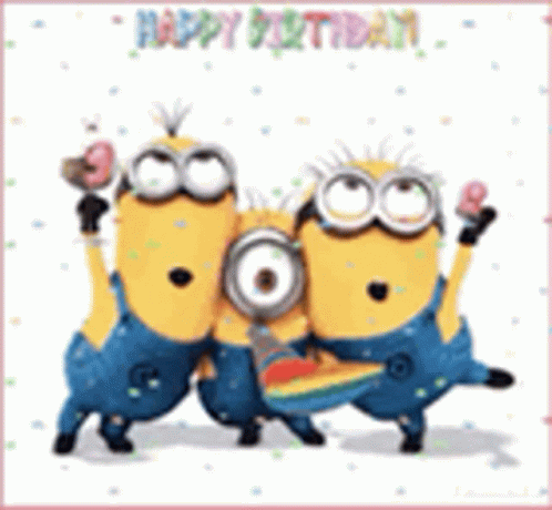 Happy Birthday Minions GIF - Happy Birthday Minions Hbd GIFs