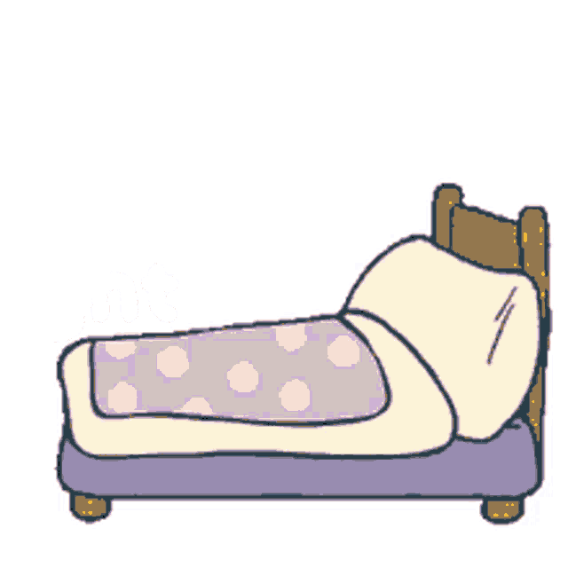 a cartoon of snoopy laying in bed with a pink blanket