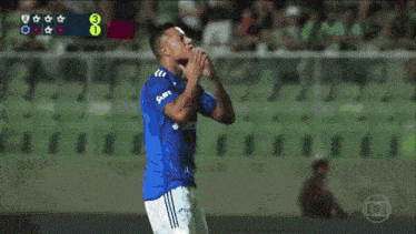 a soccer player with the number 3 on his shirt