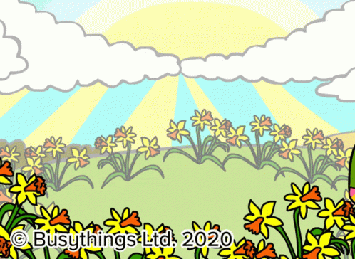 Busy Things Easter Bunny GIF