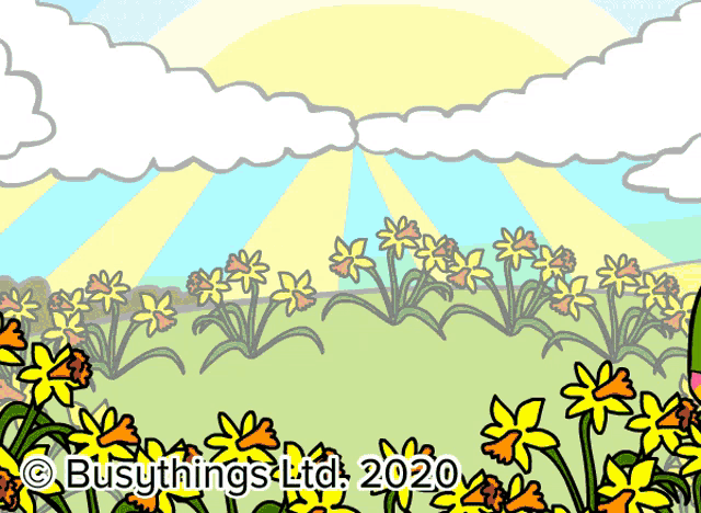 Busy Things Easter Bunny GIF