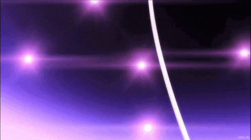 a purple and blue background with a white circle in the middle