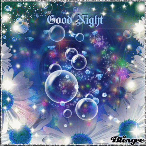 Good Night Bubble GIF - Good Night Bubble Flower GIFs
