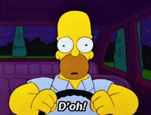 Homer Simpson Doh GIF - Homer Simpson Doh Dammit GIFs