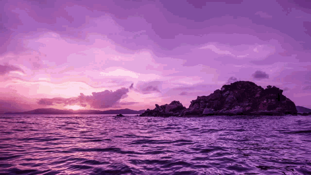 Purple Sunset GIF - Purple Sunset Nature GIFs