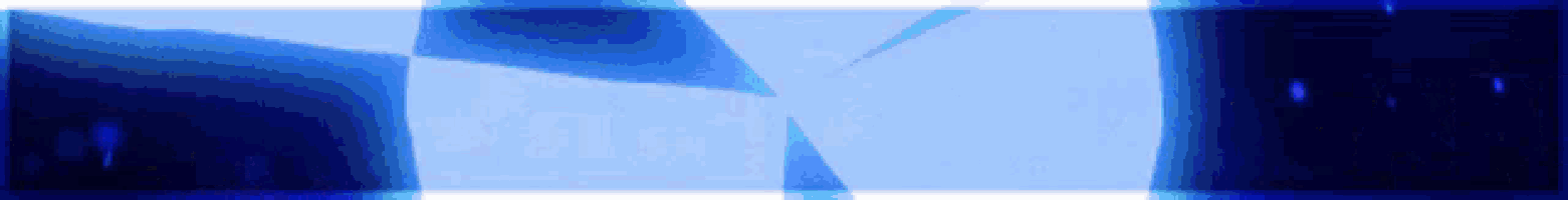a blue and white background with the letter k in the center