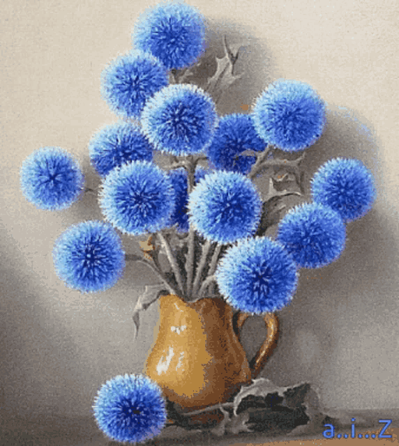 Flora Vase GIF - Flora Vase Blue GIFs