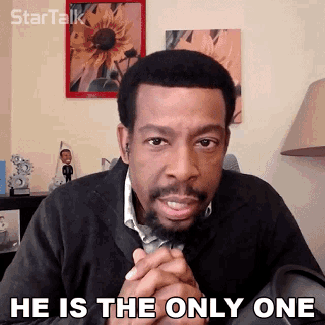 He Is The Only One Chuck Nice GIF - He Is The Only One Chuck Nice Startalk GIFs