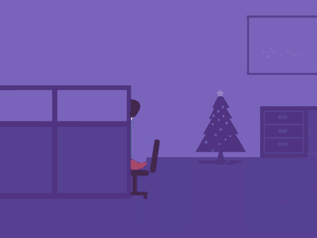 a cartoon of santa wishing you merry christmas in front of a sign that says wekancode