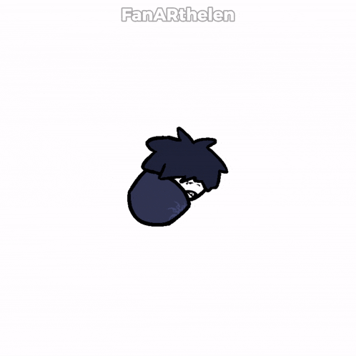 a drawing of a person with the name fanarthelen on the top