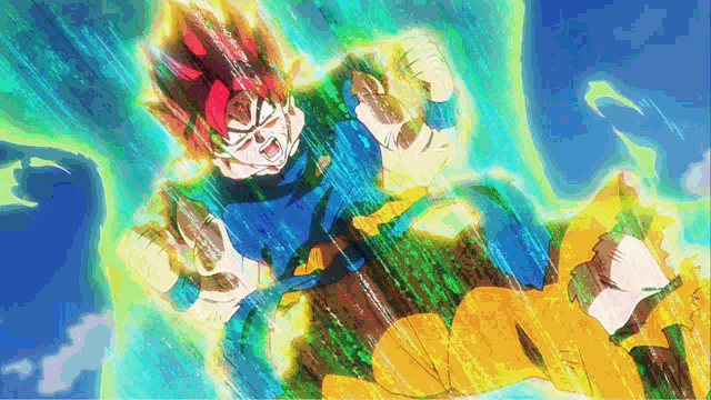 Goku Transform Ssj Blue Broly GIF - Goku Transform Ssj Blue Broly GIFs