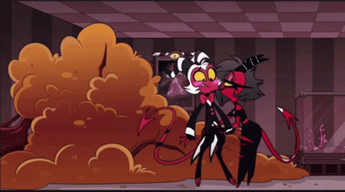 Moxxie Moxxie Flustered GIF - Moxxie Moxxie Flustered Moxxie And Millie GIFs