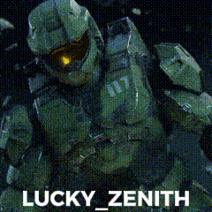 lucky zenith is written on a picture of a spartan