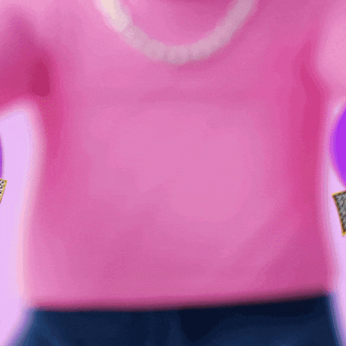 a person in purple gloves holds up a pair of letters that spell out lv