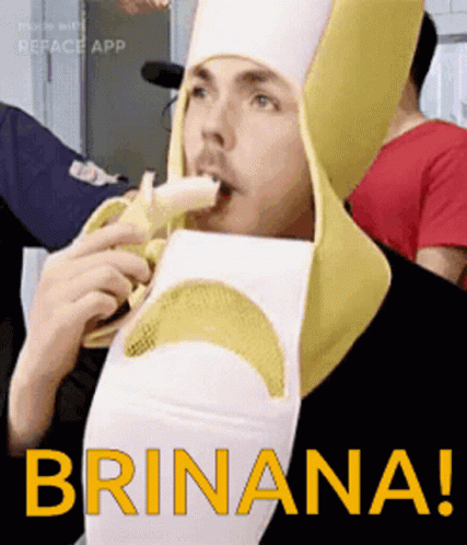 Brinana Brian Banana GIF - Brinana Brian Banana Bananaman GIFs