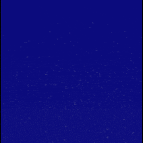 a blue background with a white cross with an eye in the center