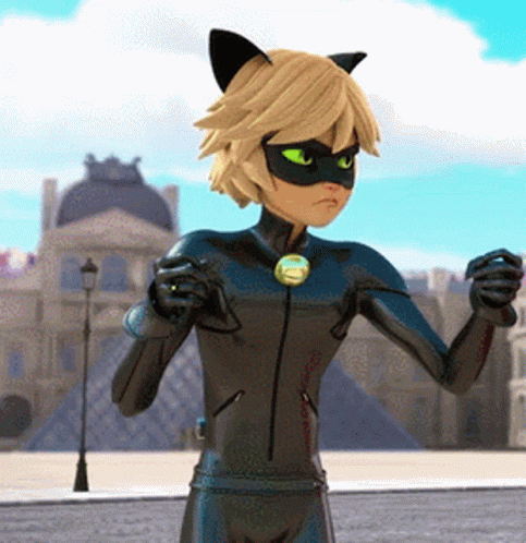 Busantaesty Chat Noir Angry GIF