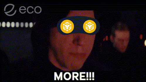 a man with a mask on his eyes is screaming with the words more below him