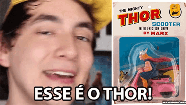 the mighty thor scooter with friction drive by marx is a toy