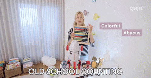 Old School Counting Classic GIF - Old School Counting Classic Colorful Abacus GIFs
