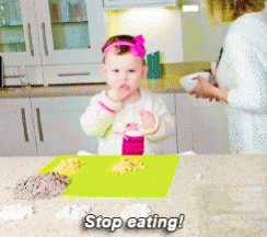 Baby Stop Eating GIF - Baby Stop Eating No GIFs