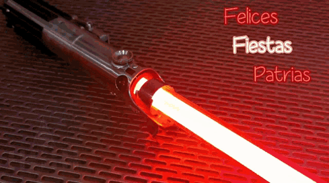 Lightsaber Independence Day GIF - Lightsaber Independence Day Felices Fiestas Patrias GIFs