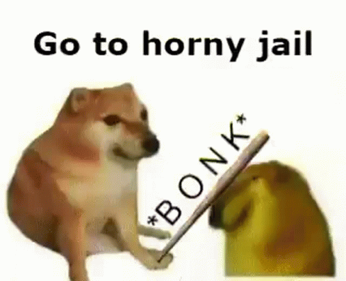 Horny Jail Bonk GIF