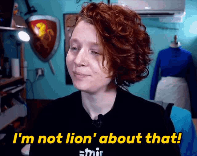 Random Tuesday Im Not Lion About That GIF - Random Tuesday Im Not Lion About That Pun Face GIFs