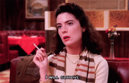 Audrey Horne I Will Survive GIF - Audrey Horne I Will Survive Twin Peaks GIFs