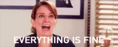 Tina Fey Everything Is Fine GIF - Tina Fey Everything Is Fine Laughing GIFs