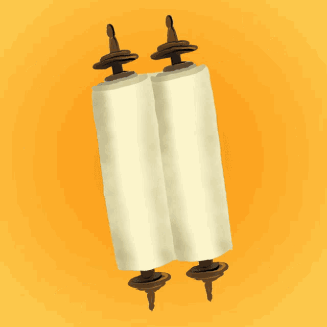 a torah scroll that says go vote on it