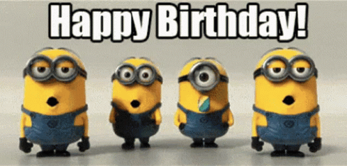 Minions Happy Birthday GIF - Minions Happy Birthday Greeting GIFs