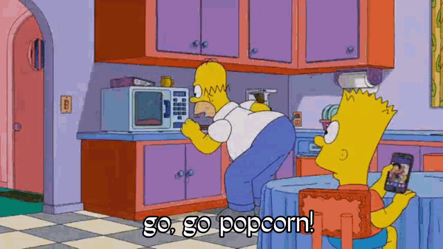 Simpsons Popcorn GIF - Simpsons Popcorn GIFs