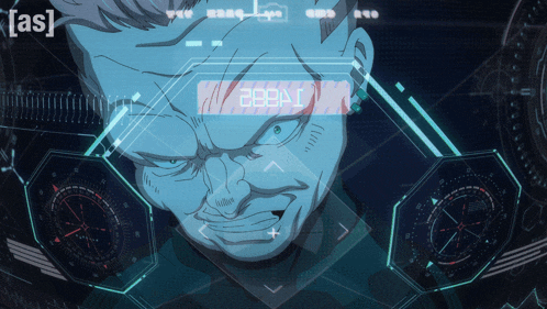 a cartoon drawing of a man with a screen that says zebai on it