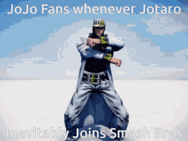 Jotaro Jotaro Kujo GIF - Jotaro Jotaro Kujo Smash Bros GIFs