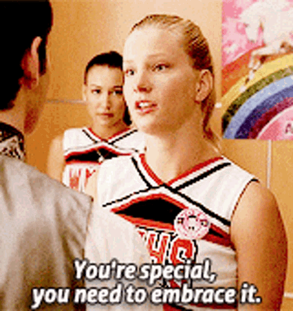 Glee Brittany Pierce GIF - Glee Brittany Pierce Youre Special GIFs