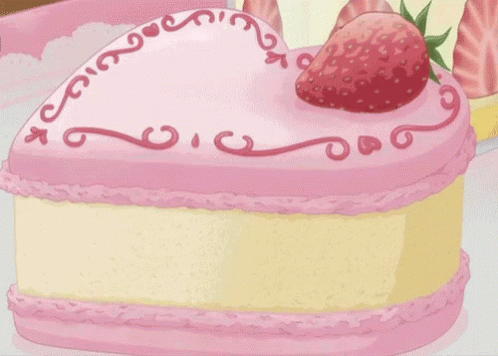 Cake Love GIF - Cake Love Strawberry GIFs