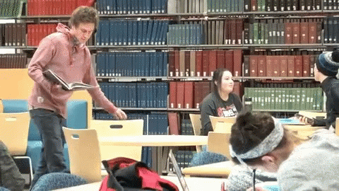 Library Read GIF - Library Read Trip GIFs